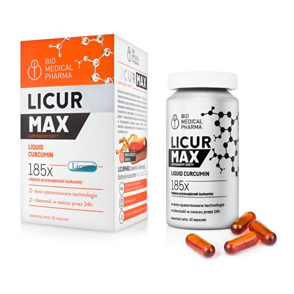 Licur Max Supplement with Natural Curcumin