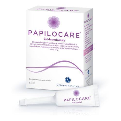 Papilocare Vaginal Gel Cannulas 7 x 5ml HPV Lesions Treatment