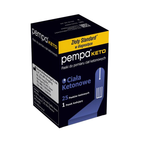 Pempa Keto Ketone Body Test Strips (Pack of 25)