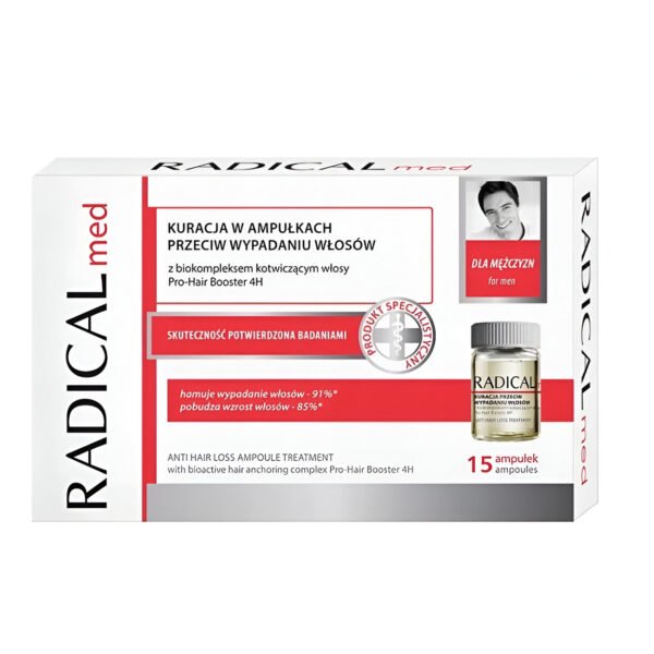 Radical Med Anti Hair Loss Serum for Men 15 x 5ml