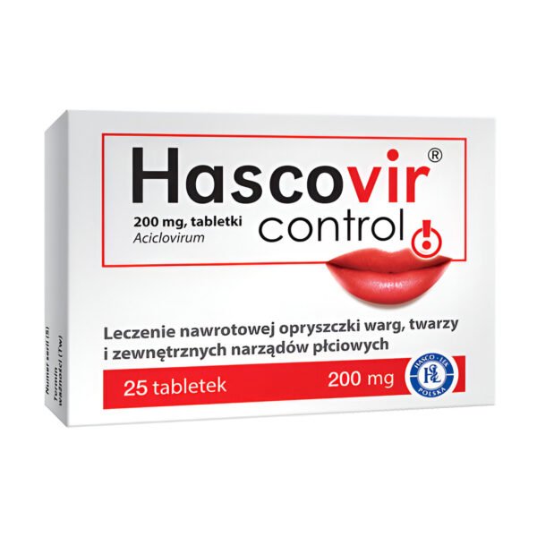 Hascovir Control 200mg 25 Tablets