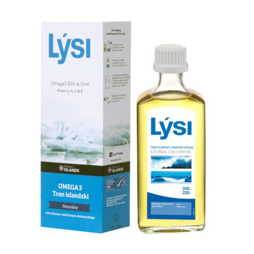 Lysi Tran Islandzki Cod Liver Oil 240ml