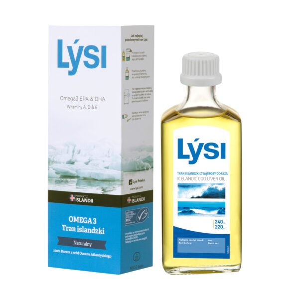 Lysi Tran Islandzki Cod Liver Oil 240ml